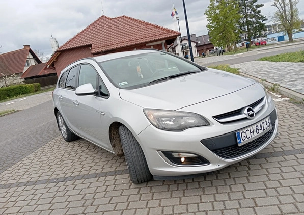 Opel Astra cena 23300 przebieg: 259000, rok produkcji 2013 z Chojnice małe 154